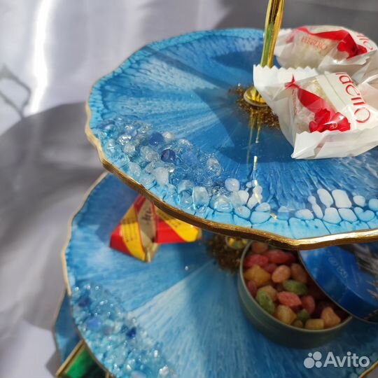 Фруктовница/Этажерка для сервировки стола из смолы