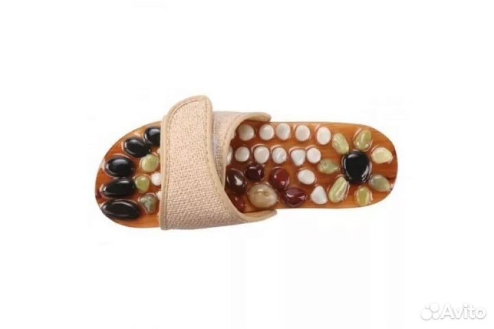 Массажные тапочки с камнями