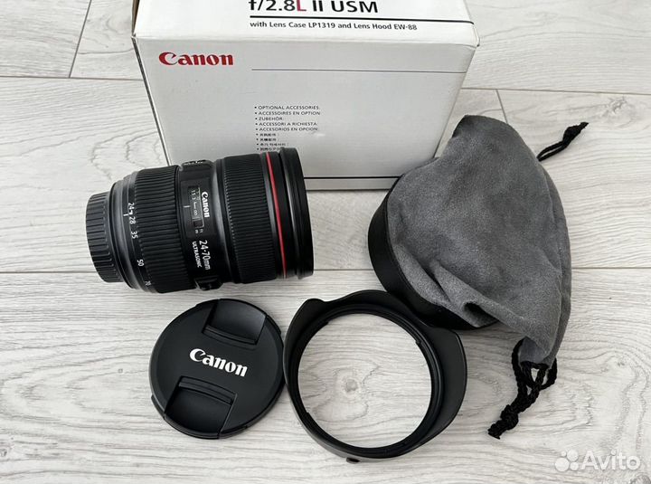 Объектив canon ef 24 70mm f 2 8l ii usm