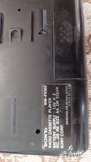 Кассетный аудиоплеер Sony