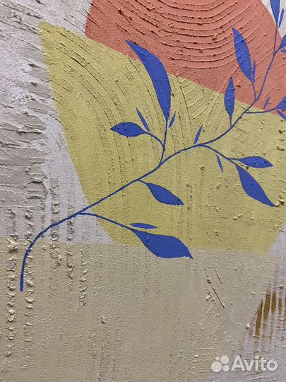 Интерьерная картина текстурная