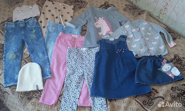 Вещи пакетом для девочки 86