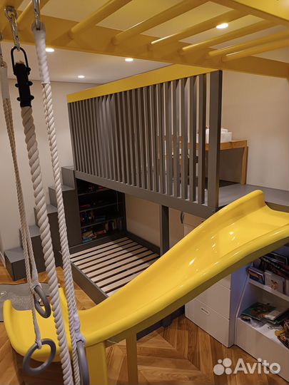 Детская игровая комната с горкой под ключ