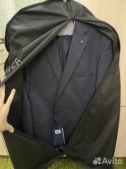 Мужской классический костюм 50 синий