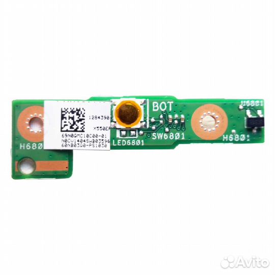 Плата кнопки включения, старта, запуска Asus x550с