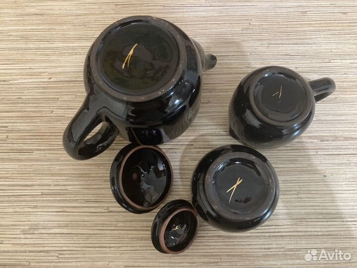 Сервиз кофейный синий кобальт