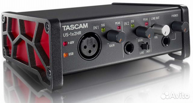 Аудио интерфейс Tascam US-1x2HR (арт. 288362)