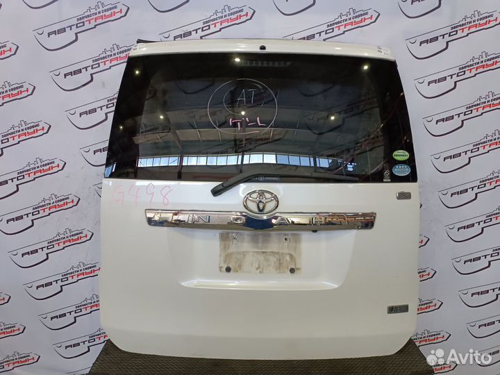 Дверь задняя toyota noah voxy ZRR70G ZRR70W ZRR75G ZRR75W 6700528B50 белый, 070 NA5256