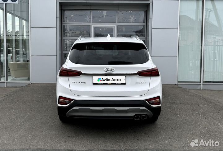 Hyundai Santa Fe 2.2 AT, 2019, 160 003 км