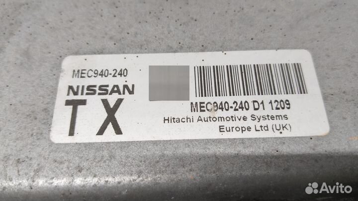 Блок управления двигателем для Nissan Qashqai 1