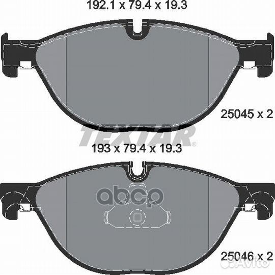 Колодки тормозные дисковые передн alpina: b7 (f