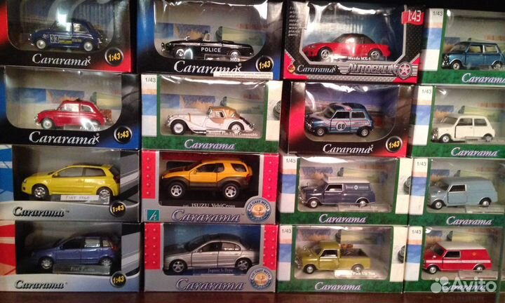 Модели 1:43 Jaguar jeep Ferrari Fiat McLaren