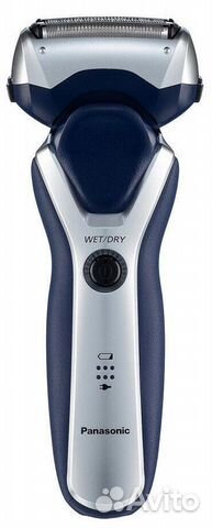 Новая Электробритва Panasonic ES-RT37, синий/сереб