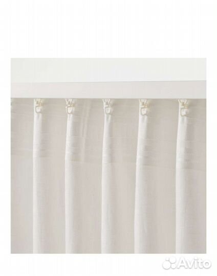 Шторы Гардины икеа дютог 145х250 см, белый лен