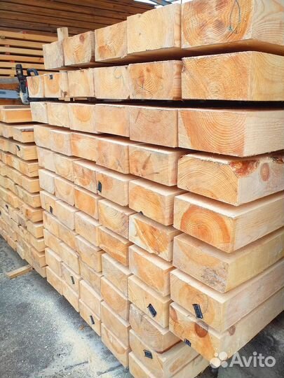 Строганный брус камерной сушки 140х140мм, гост
