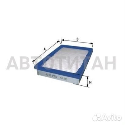 Фильтр воздушный KIA Sportage,Retona GoodWill AG61