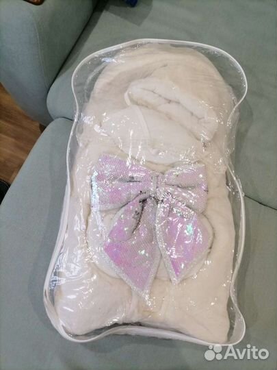 Конверт на выписку для девочки зима