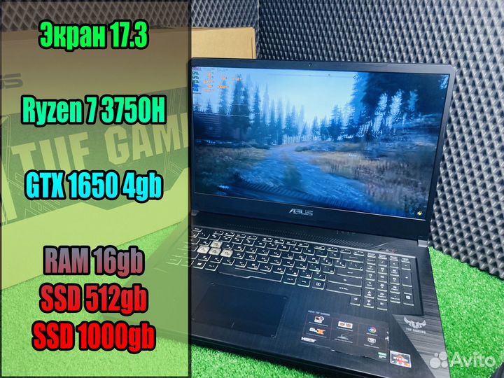 Игровой ноутбук i5 i7 ryzen gtx rtx