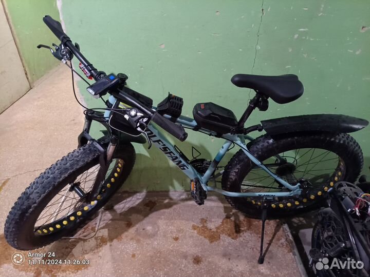 Фэтбайк/велосипед Wolf's Fang. 26* 4,0 дюйма. Алюм