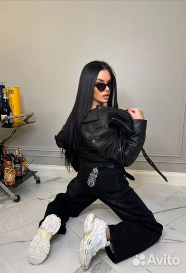 Косуха кожаная от gil sander