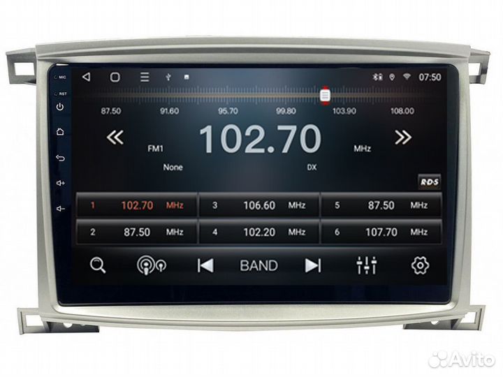 Магнитола Mstar TS101077A для Toyota LC100