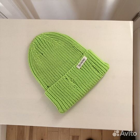 Шапка вязаная ручная работа