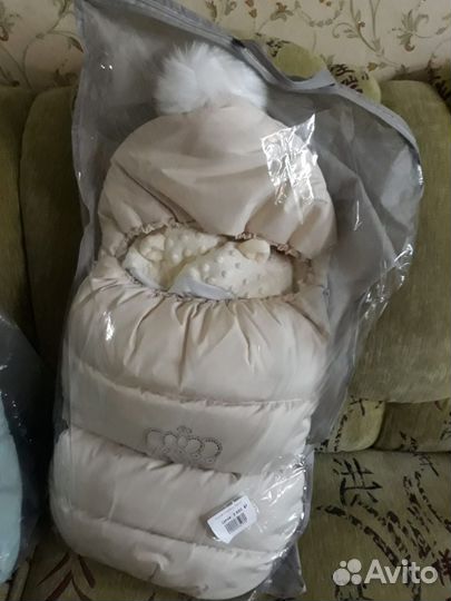 Конверт на выписку зимний,на мальчика