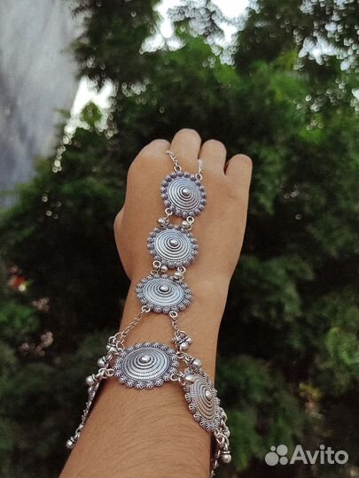 Чокер и браслет цыганские бохо этно ретро