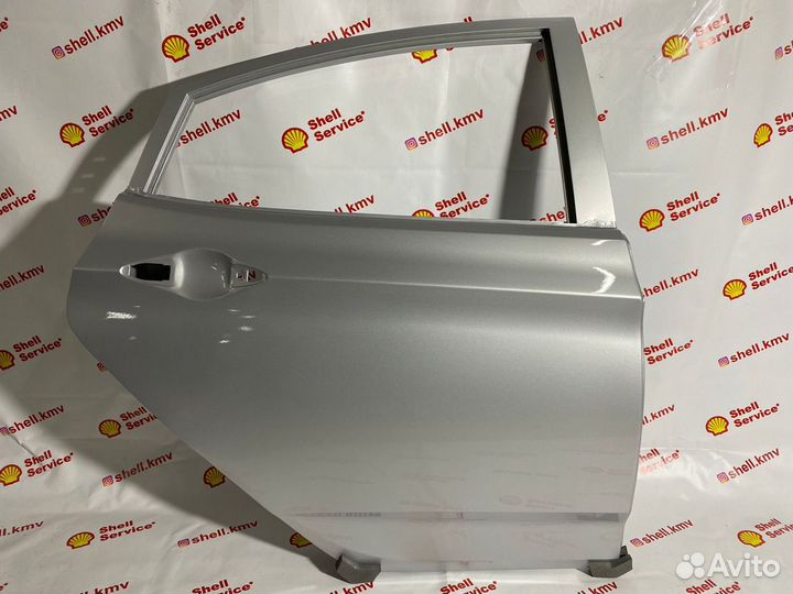 Дверь задняя правая Hyundai Solaris 1 Sleek Silver