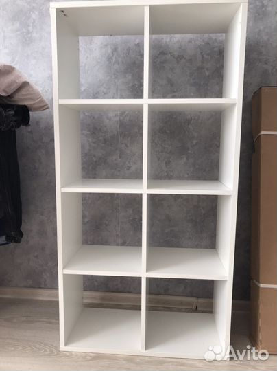 Стеллаж IKEA и стол IKEA