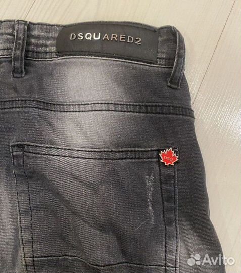 Джинсы мужские dsquared2 slim fit черные