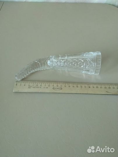 Хрусталь ссср. Конфетница, ваза, рог изобилия