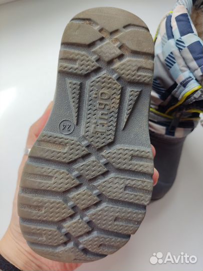 Сапоги мокрая осень, теплая зима 24 р