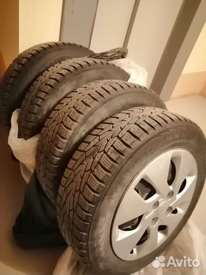 Колеса в сборе R15 4X100 DIA-54.1 киа