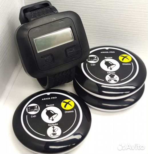 Кнопка вызова персонала, официанта, кальнщика