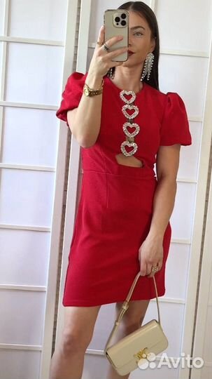 Красное платье 44