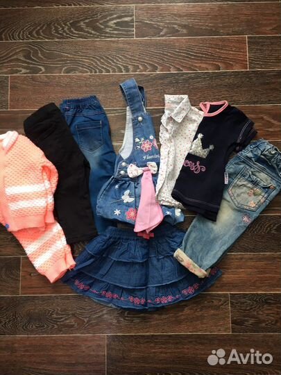 Вещи пакетом на девочку