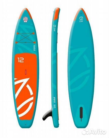 Надувная доска для sup-бординга ZAP breeze 12'