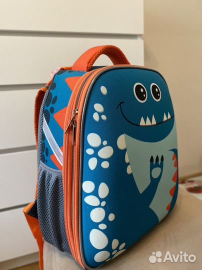 Новый школьный ортопедический рюкзак дино