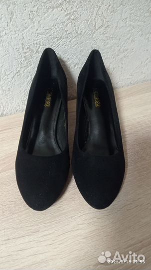Туфли женские 39 размер натуральная замша