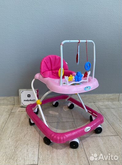 Ходунки детские RW118 (1 шт.в уп) Pink (розовый)