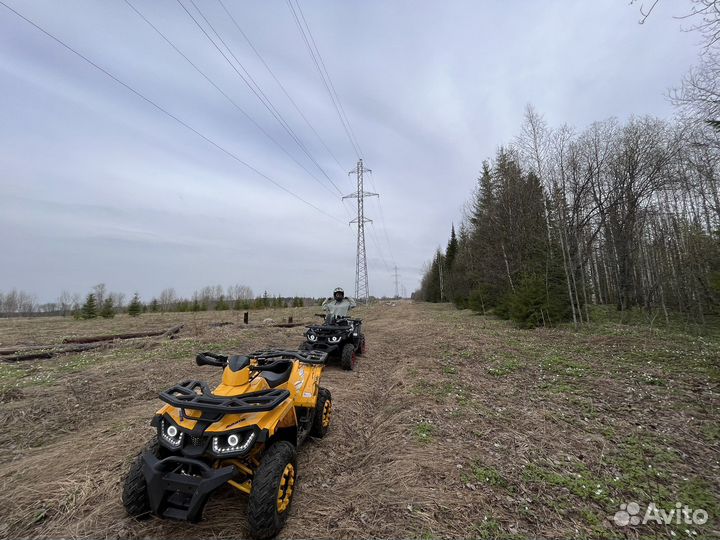 Романтическое свидание-прогулка на квадроцикле