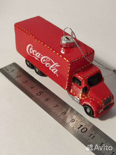 Новогодняя игрушка,новые,Coca-Cola, стекло (набор)