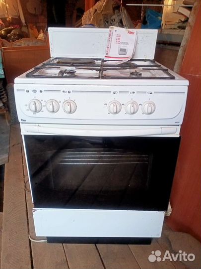 Газовая плита с эл. комфортной и духовкой