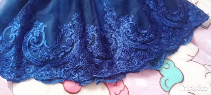 Нарядное платье для девочки 92