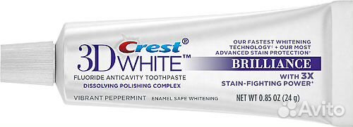 Пробник зубной пасты Crest 3D White Brilliance