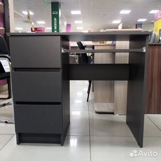 Стол компьютерный новый Мори левый мс-6 графит