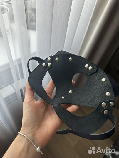 Маска кожаная кошка MissMay Premium