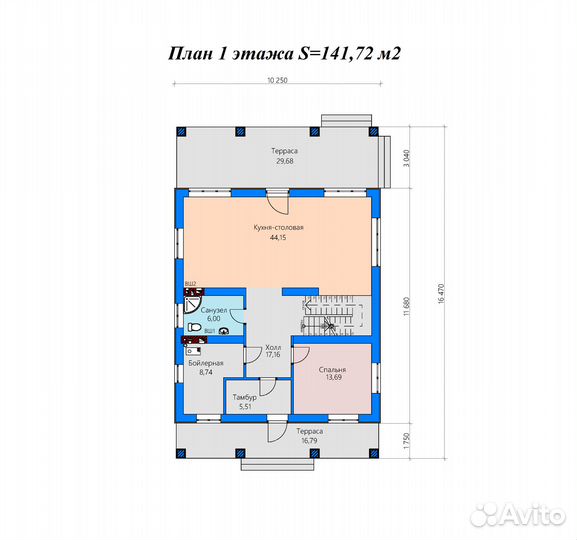Проекты домов для ипотеки и строительства - 260 м2