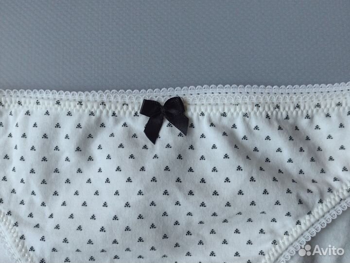 Новые женские трусы Oysho L/46 белые хлопковые